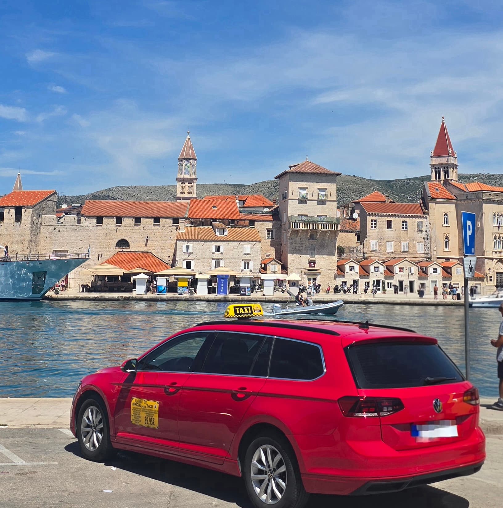 Cruise Ship Stop in Split? Private Port Taxi for a Krka or Klis & Trogir Tour